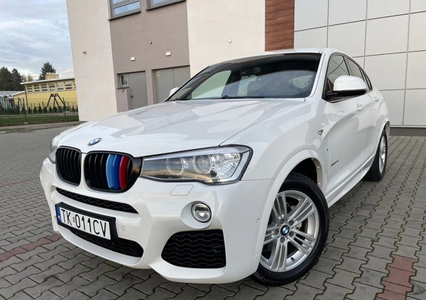 BMW X4 cena 104400 przebieg: 164545, rok produkcji 2015 z Kielce małe 562